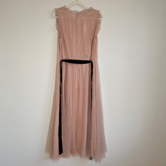 NWT Talbots Sleeveless Lace Midi Dress Peach - Picture 3 of 11